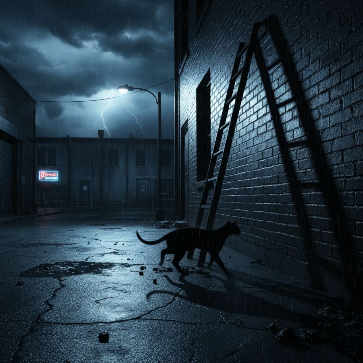 fekete macska létra péntek 13 babona